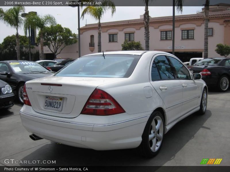 Alabaster White / Ash 2006 Mercedes-Benz C 230 Sport