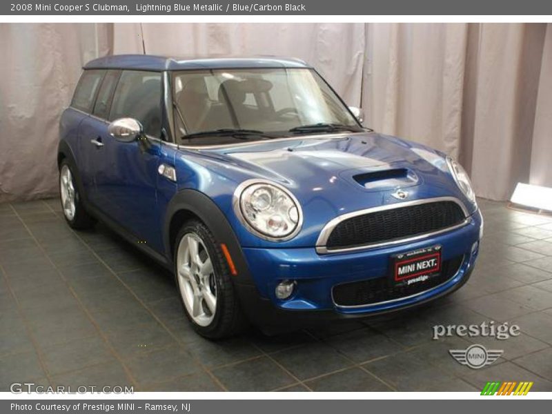 Lightning Blue Metallic / Blue/Carbon Black 2008 Mini Cooper S Clubman
