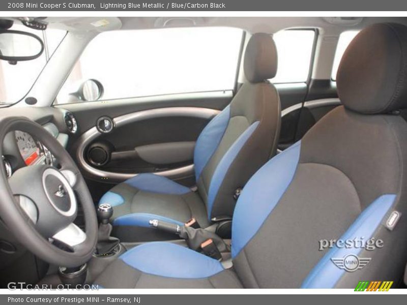 Lightning Blue Metallic / Blue/Carbon Black 2008 Mini Cooper S Clubman