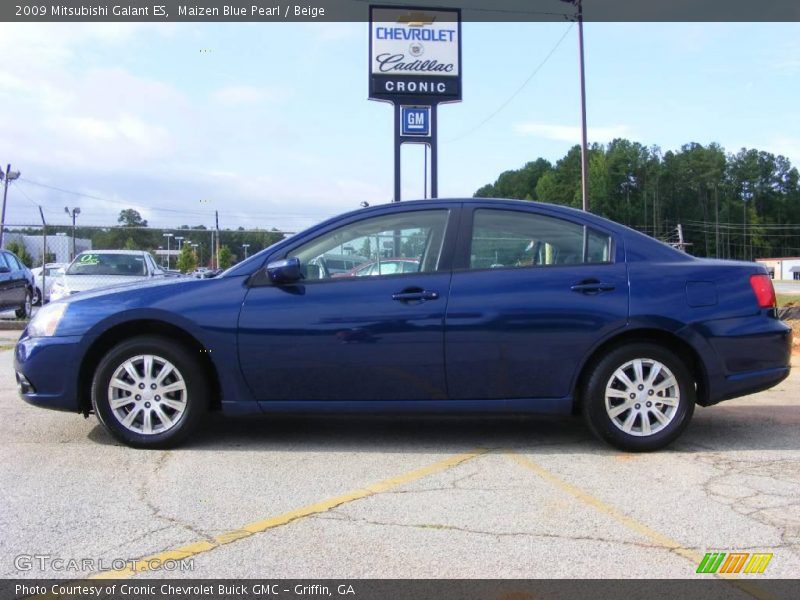 Maizen Blue Pearl / Beige 2009 Mitsubishi Galant ES