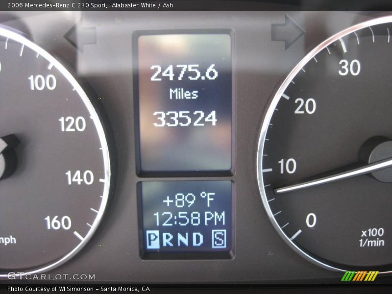 Alabaster White / Ash 2006 Mercedes-Benz C 230 Sport
