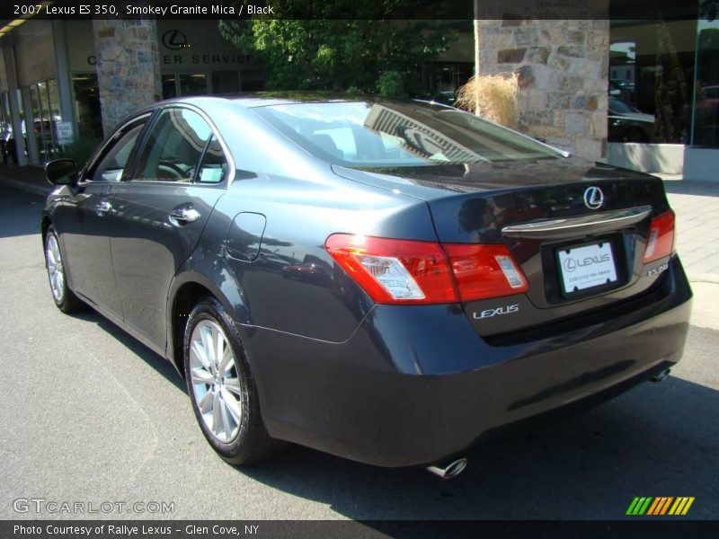 Smokey Granite Mica / Black 2007 Lexus ES 350