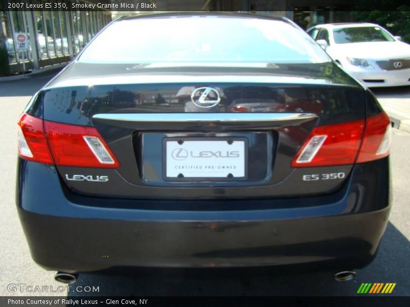 Smokey Granite Mica / Black 2007 Lexus ES 350