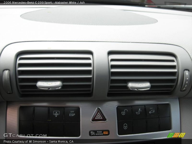 Alabaster White / Ash 2006 Mercedes-Benz C 230 Sport