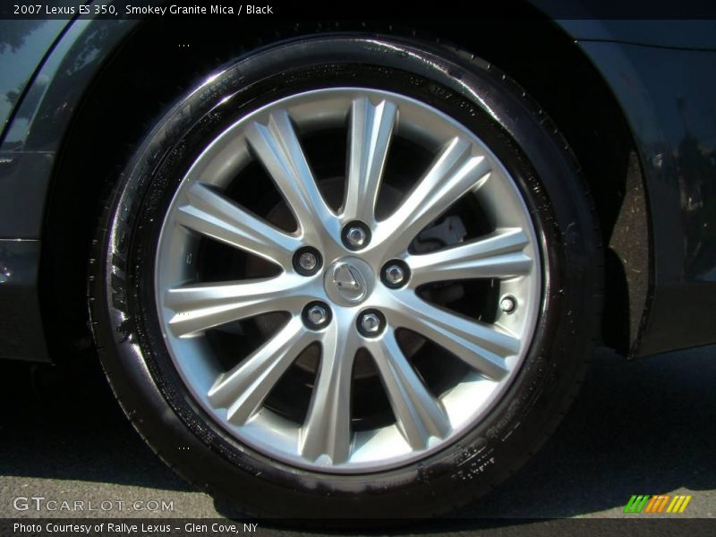 Smokey Granite Mica / Black 2007 Lexus ES 350