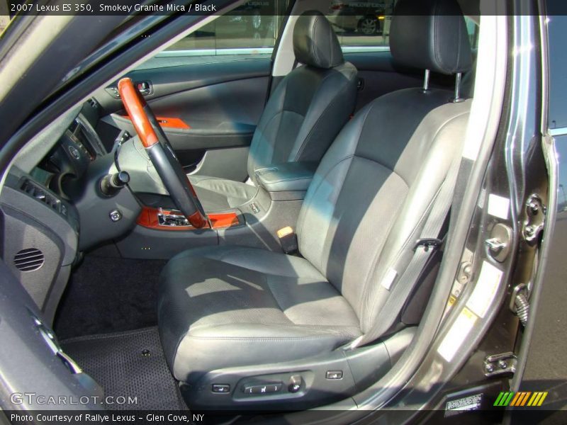 Smokey Granite Mica / Black 2007 Lexus ES 350