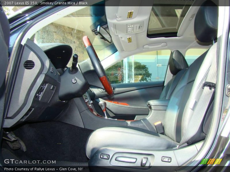 Smokey Granite Mica / Black 2007 Lexus ES 350