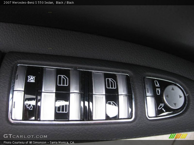 Black / Black 2007 Mercedes-Benz S 550 Sedan
