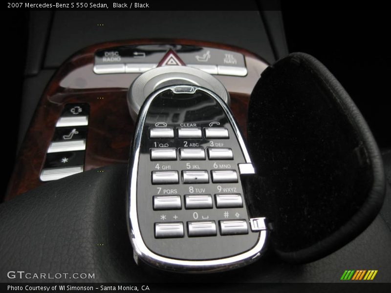 Black / Black 2007 Mercedes-Benz S 550 Sedan