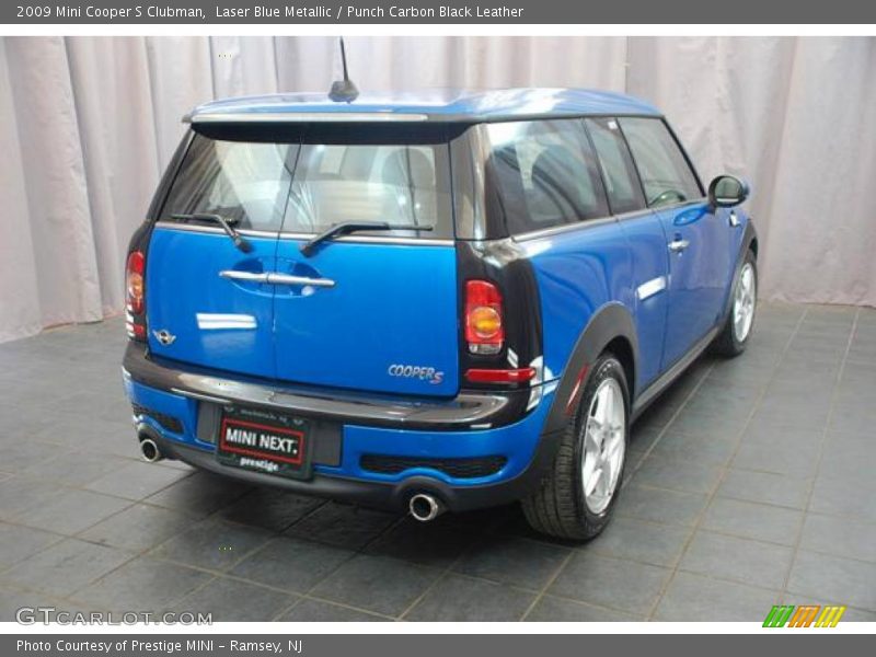 Laser Blue Metallic / Punch Carbon Black Leather 2009 Mini Cooper S Clubman