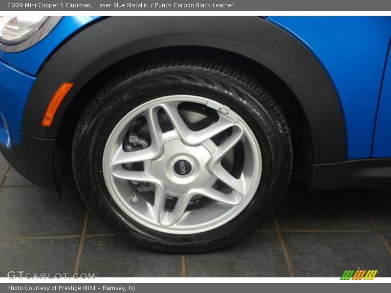 Laser Blue Metallic / Punch Carbon Black Leather 2009 Mini Cooper S Clubman