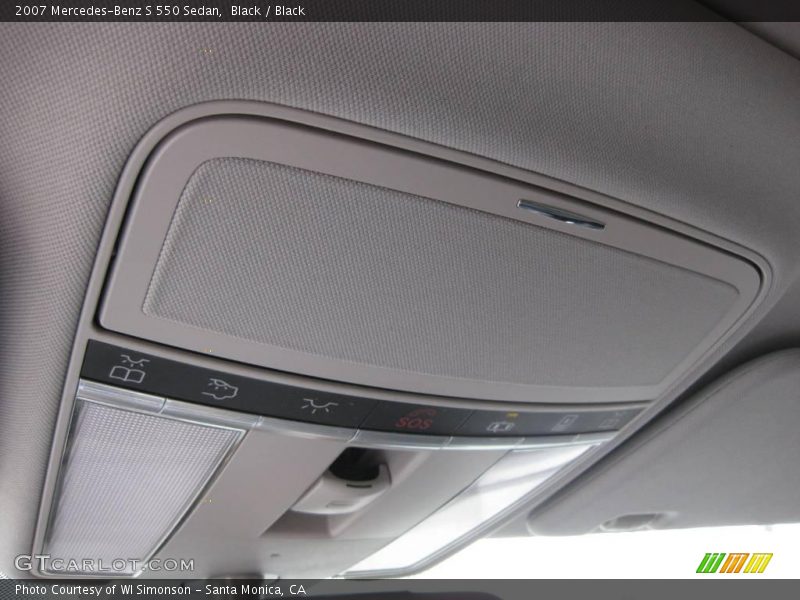 Black / Black 2007 Mercedes-Benz S 550 Sedan