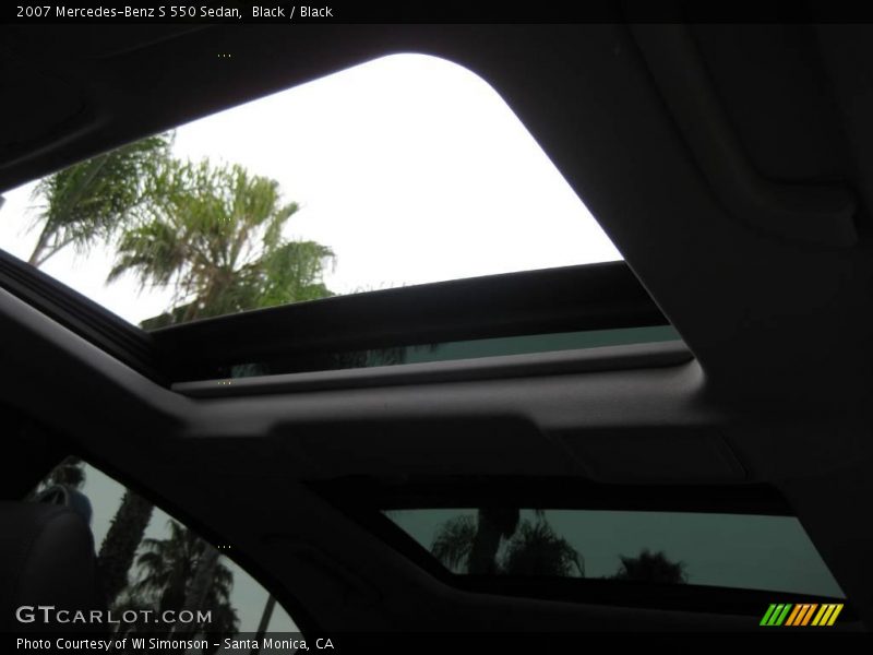 Black / Black 2007 Mercedes-Benz S 550 Sedan