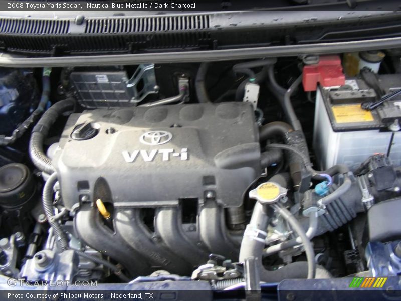 Nautical Blue Metallic / Dark Charcoal 2008 Toyota Yaris Sedan