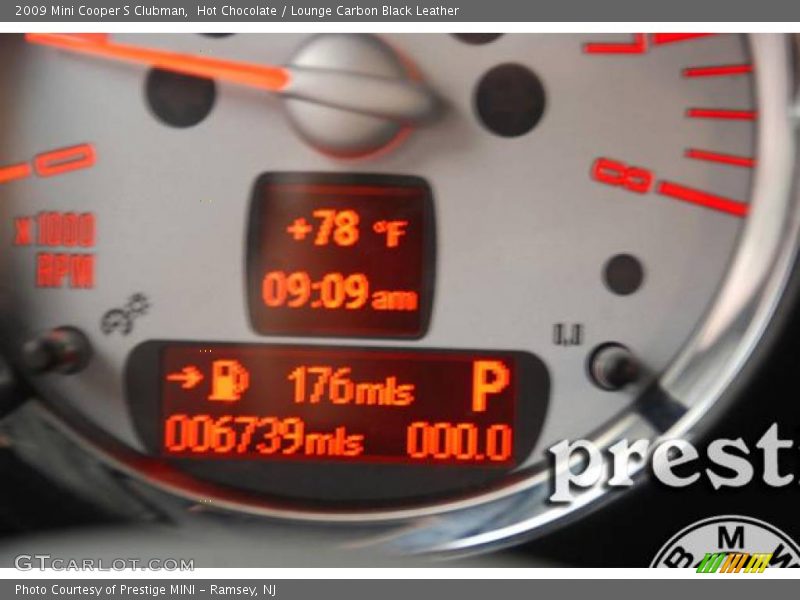 Hot Chocolate / Lounge Carbon Black Leather 2009 Mini Cooper S Clubman