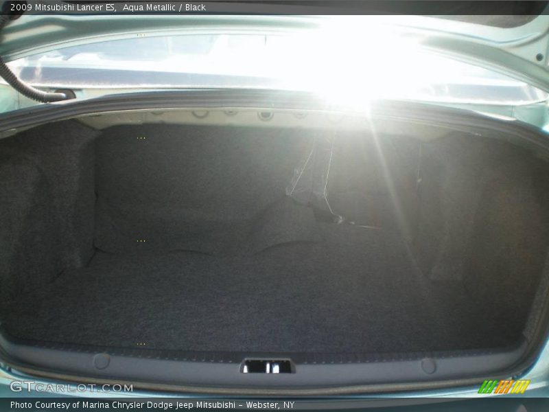 Aqua Metallic / Black 2009 Mitsubishi Lancer ES