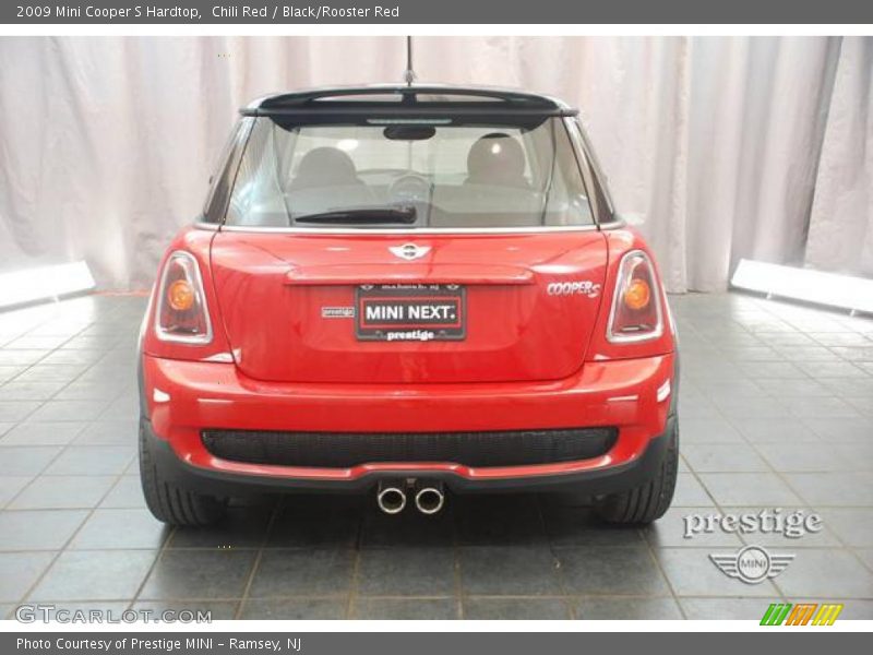 Chili Red / Black/Rooster Red 2009 Mini Cooper S Hardtop