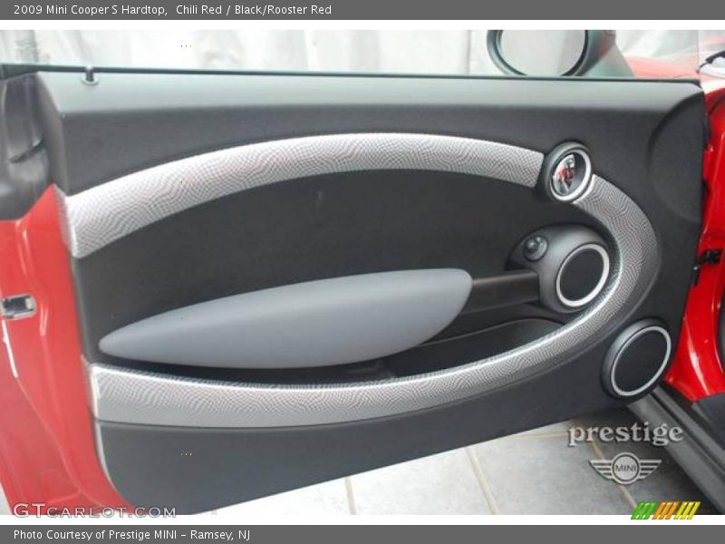 Chili Red / Black/Rooster Red 2009 Mini Cooper S Hardtop