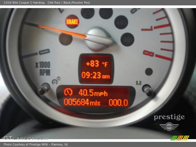 Chili Red / Black/Rooster Red 2009 Mini Cooper S Hardtop