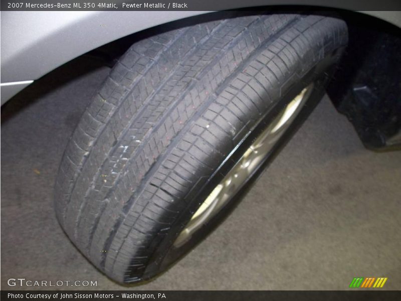 Pewter Metallic / Black 2007 Mercedes-Benz ML 350 4Matic