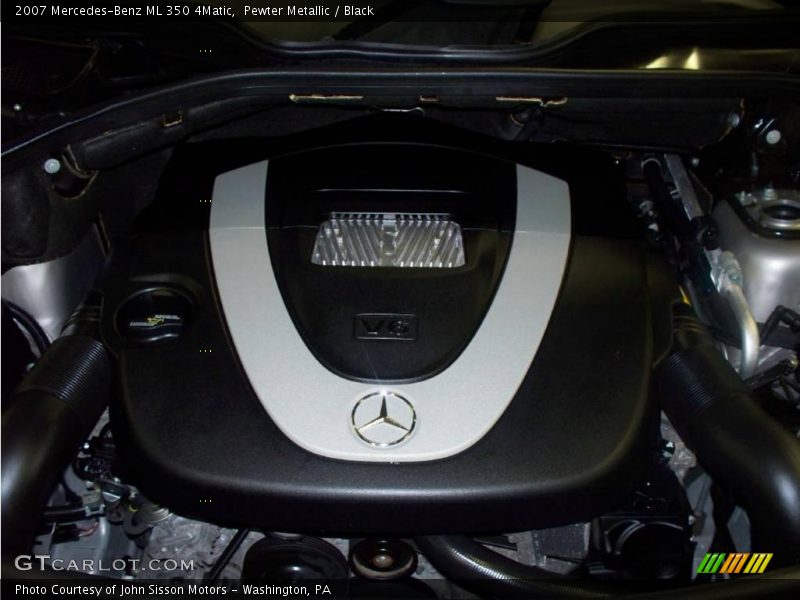 Pewter Metallic / Black 2007 Mercedes-Benz ML 350 4Matic