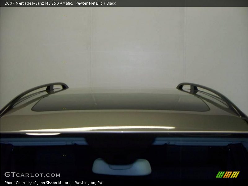 Pewter Metallic / Black 2007 Mercedes-Benz ML 350 4Matic