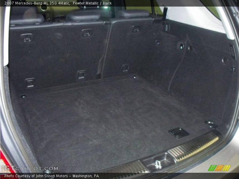 Pewter Metallic / Black 2007 Mercedes-Benz ML 350 4Matic