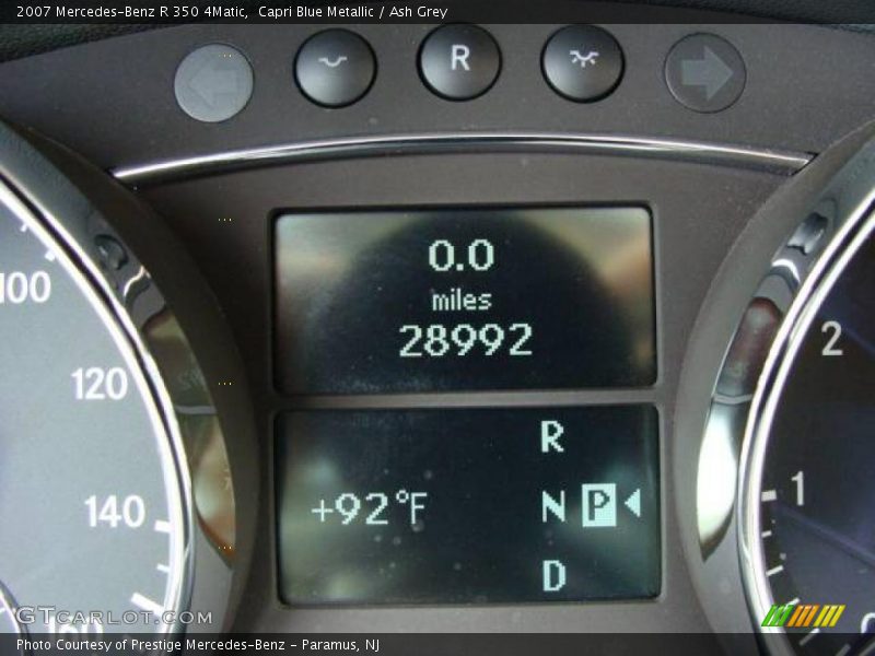 Capri Blue Metallic / Ash Grey 2007 Mercedes-Benz R 350 4Matic