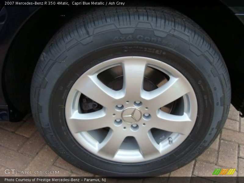 Capri Blue Metallic / Ash Grey 2007 Mercedes-Benz R 350 4Matic