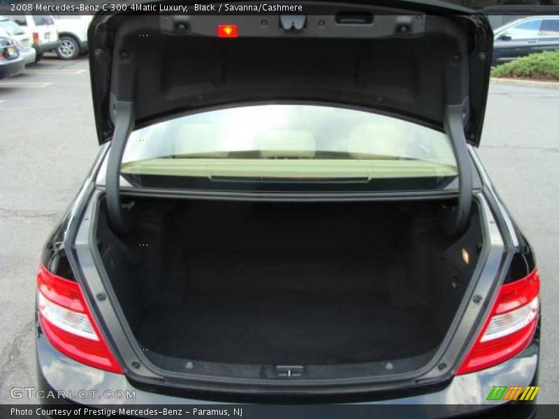 Black / Savanna/Cashmere 2008 Mercedes-Benz C 300 4Matic Luxury