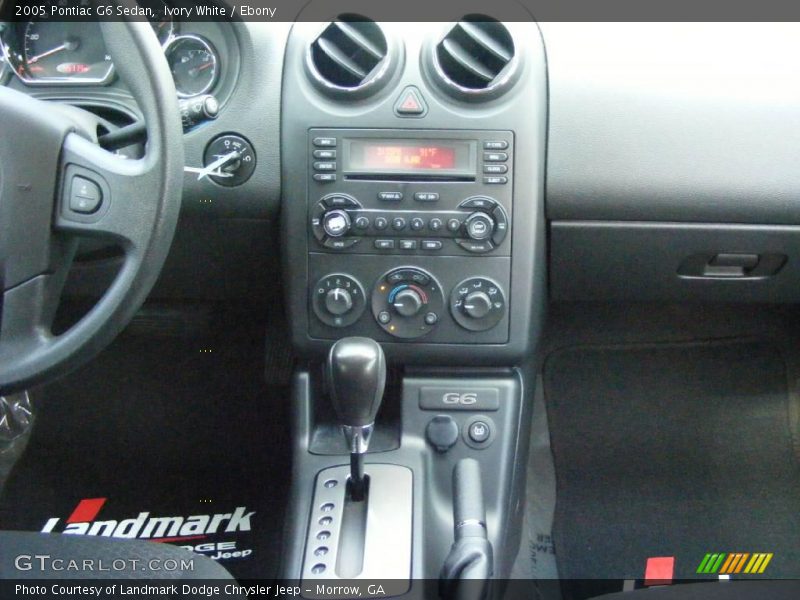 Ivory White / Ebony 2005 Pontiac G6 Sedan