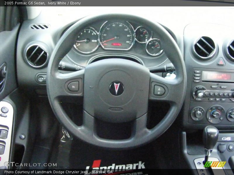 Ivory White / Ebony 2005 Pontiac G6 Sedan