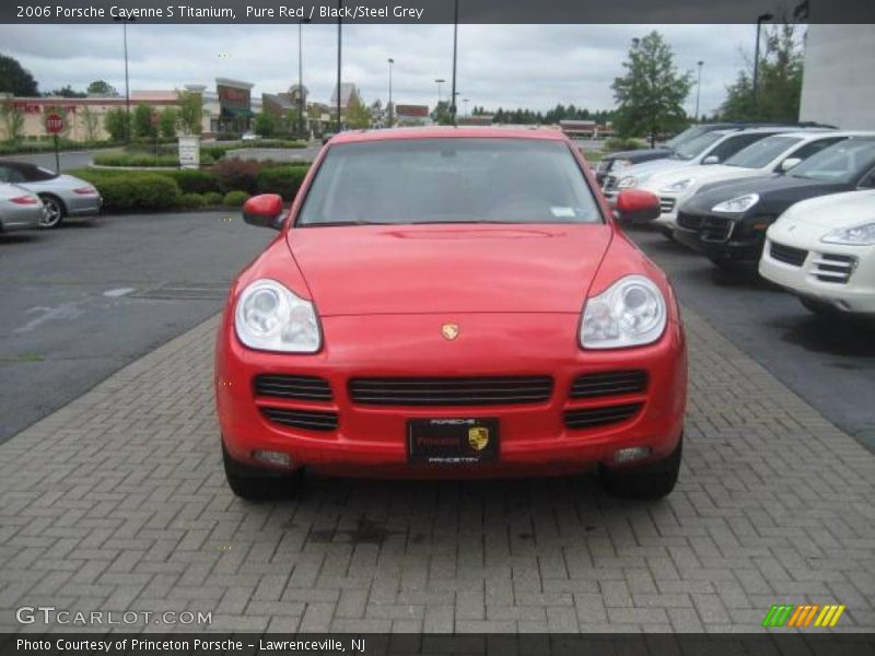 Pure Red / Black/Steel Grey 2006 Porsche Cayenne S Titanium
