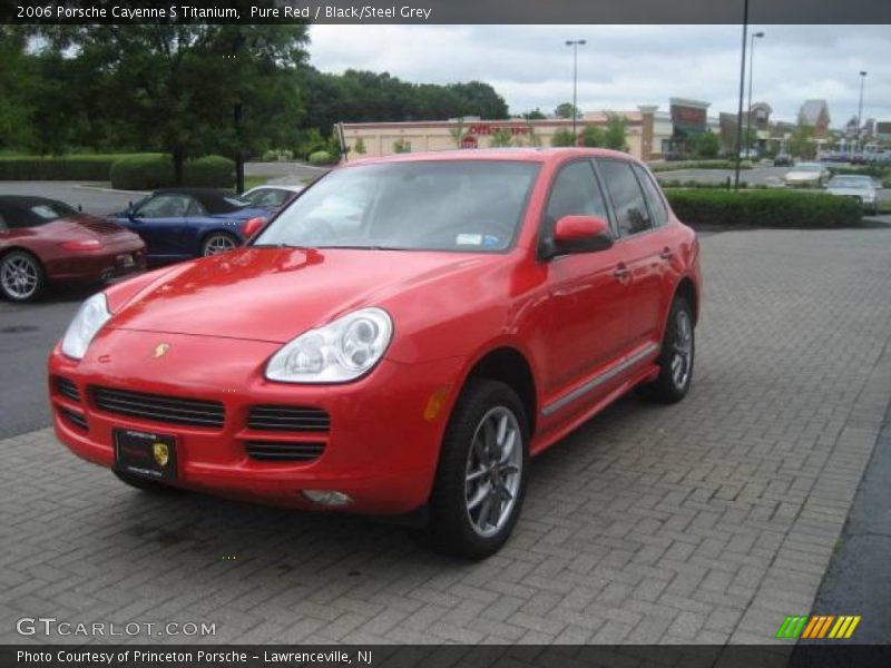 Pure Red / Black/Steel Grey 2006 Porsche Cayenne S Titanium