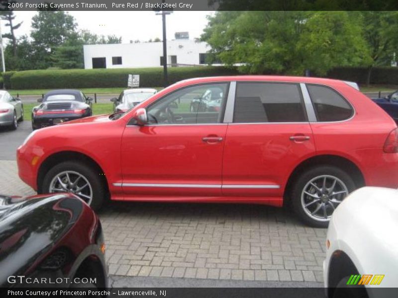 Pure Red / Black/Steel Grey 2006 Porsche Cayenne S Titanium