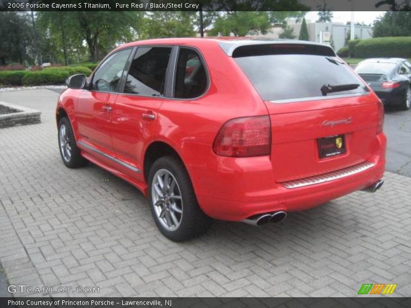 Pure Red / Black/Steel Grey 2006 Porsche Cayenne S Titanium