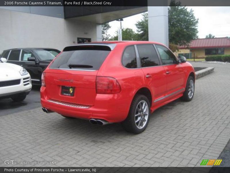 Pure Red / Black/Steel Grey 2006 Porsche Cayenne S Titanium