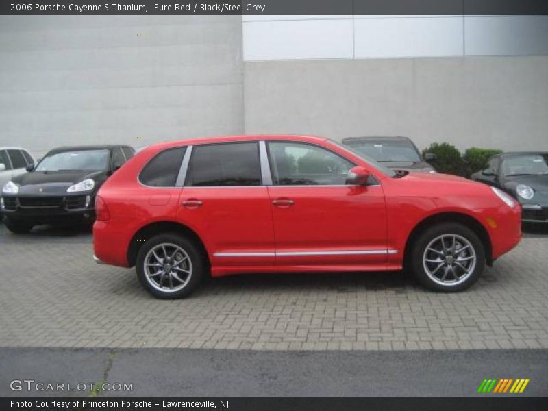 Pure Red / Black/Steel Grey 2006 Porsche Cayenne S Titanium