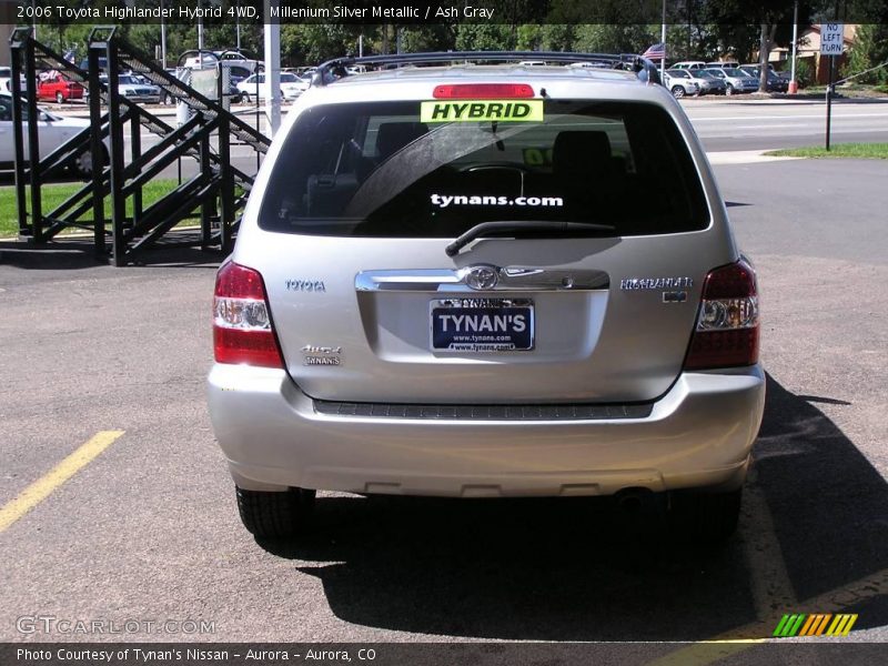 Millenium Silver Metallic / Ash Gray 2006 Toyota Highlander Hybrid 4WD