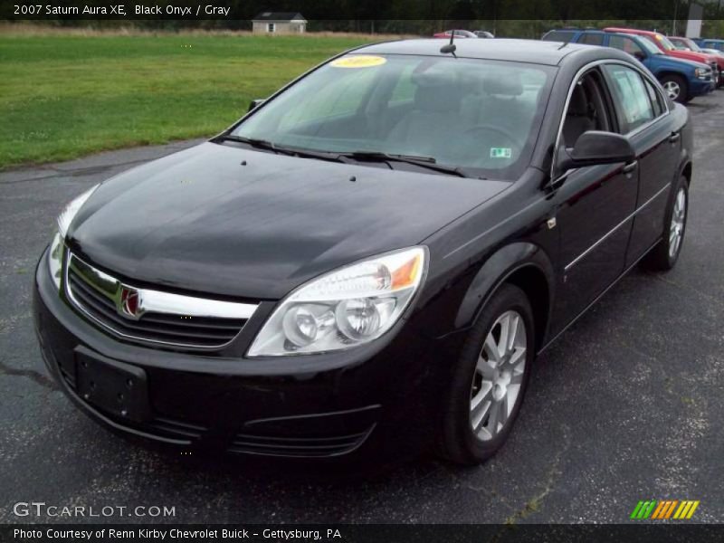 Black Onyx / Gray 2007 Saturn Aura XE