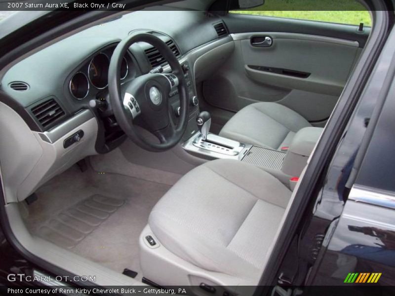 Black Onyx / Gray 2007 Saturn Aura XE