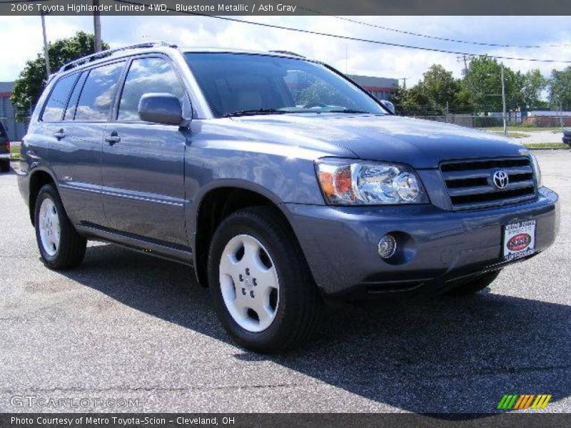 Bluestone Metallic / Ash Gray 2006 Toyota Highlander Limited 4WD