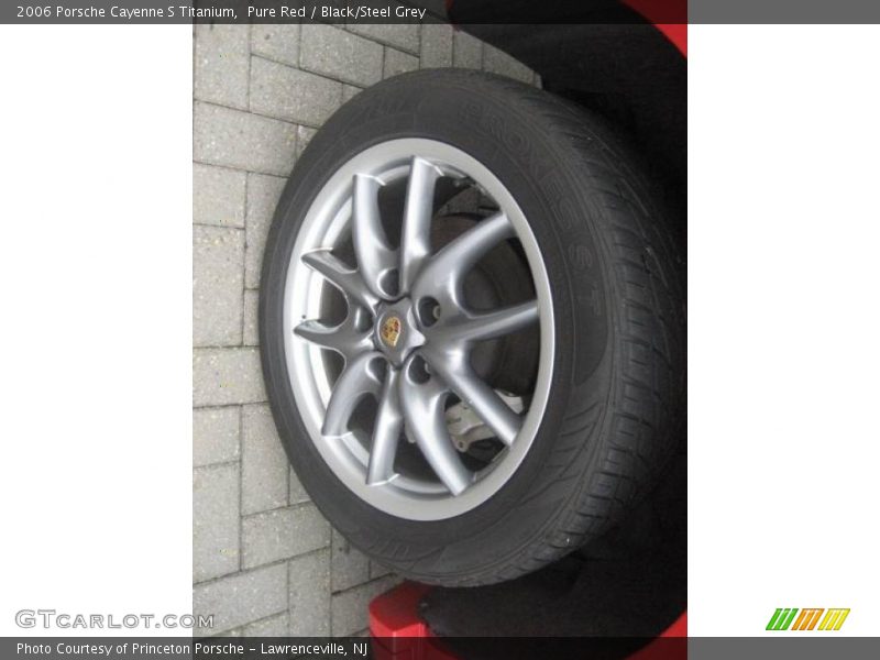 Pure Red / Black/Steel Grey 2006 Porsche Cayenne S Titanium