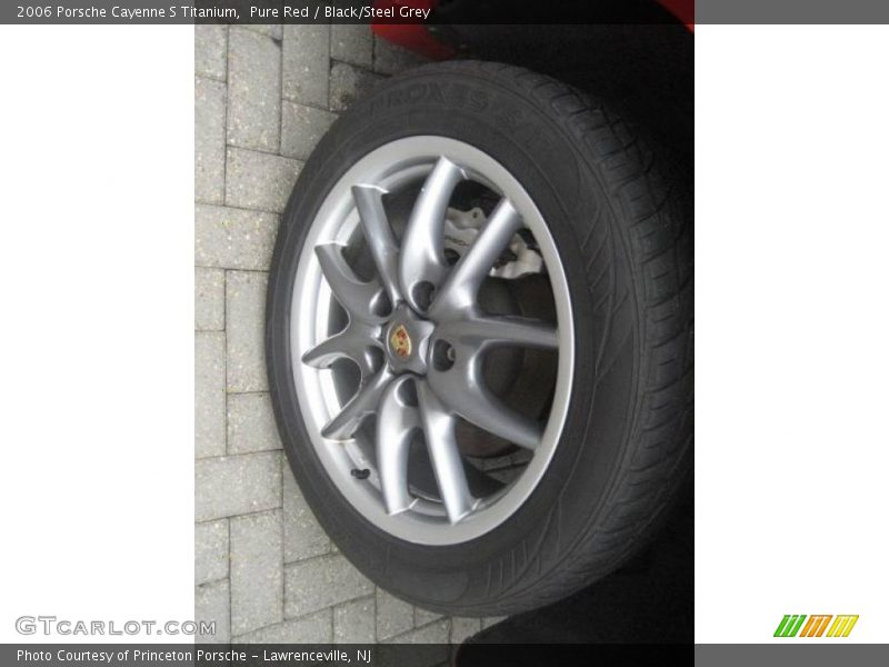 Pure Red / Black/Steel Grey 2006 Porsche Cayenne S Titanium