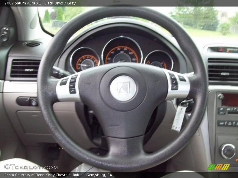 Black Onyx / Gray 2007 Saturn Aura XE