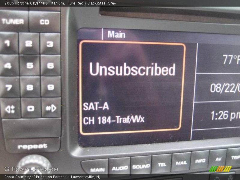 Pure Red / Black/Steel Grey 2006 Porsche Cayenne S Titanium