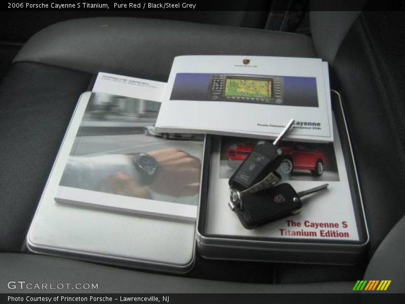Pure Red / Black/Steel Grey 2006 Porsche Cayenne S Titanium