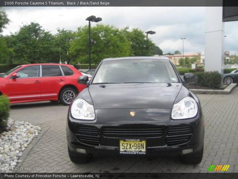 Black / Black/Sand Beige 2006 Porsche Cayenne S Titanium