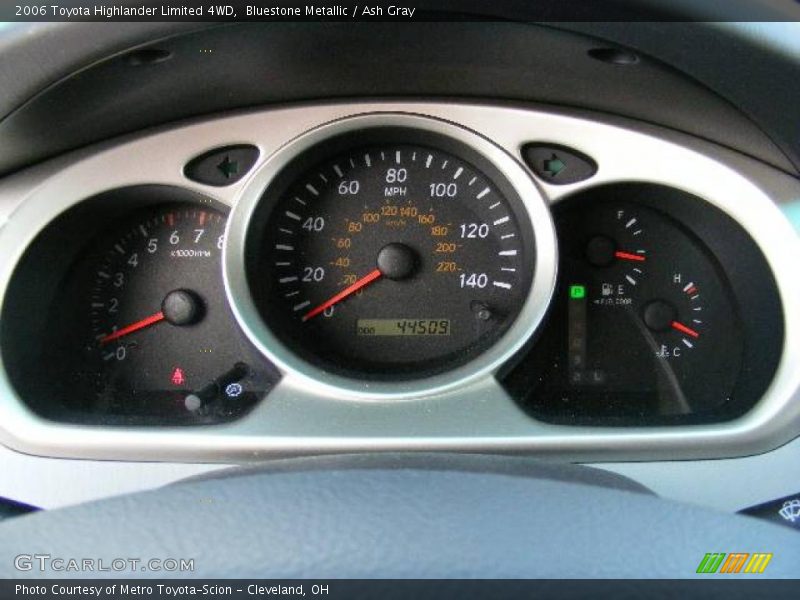 Bluestone Metallic / Ash Gray 2006 Toyota Highlander Limited 4WD