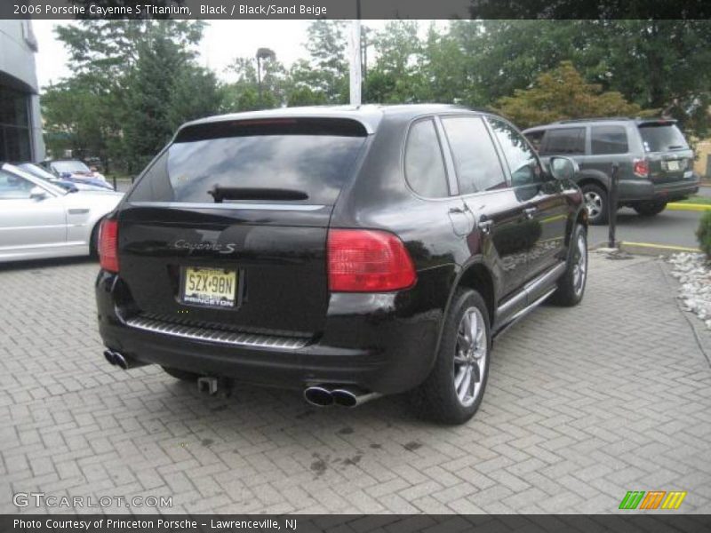 Black / Black/Sand Beige 2006 Porsche Cayenne S Titanium